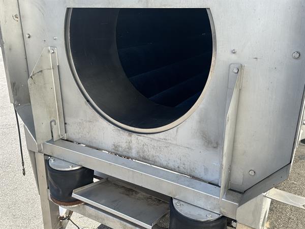 Grote foto haith root veg borstel polijstmachine voor aardappelen pastinaken knolselderij en wortelen agrarisch tuinbouw