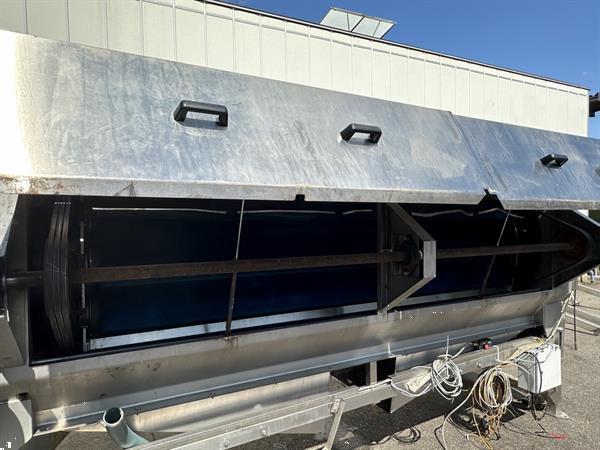 Grote foto haith root veg borstel polijstmachine voor aardappelen pastinaken knolselderij en wortelen agrarisch tuinbouw