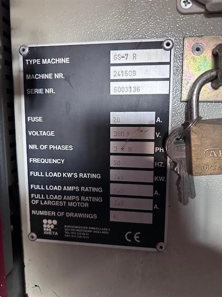 Grote foto aweta gsm 7 r komkommersorteermachine agrarisch tuinbouw
