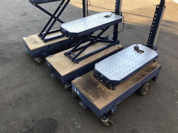 Grote foto koat electro buisrailwagen met mechanische schaar 50 cm spoor agrarisch tuinbouw