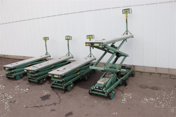 Grote foto buitendijk slaman electro buisrailwagen met dubbele hydraulische schaar 50 cm spoor agrarisch tuinbouw