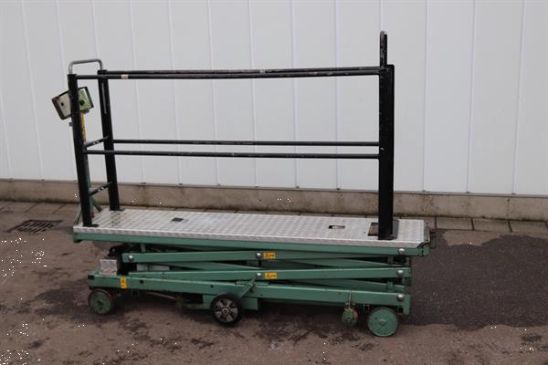 Grote foto buitendijk slaman electro buisrailwagen met dubbele hydraulische schaar 50 cm spoor agrarisch tuinbouw
