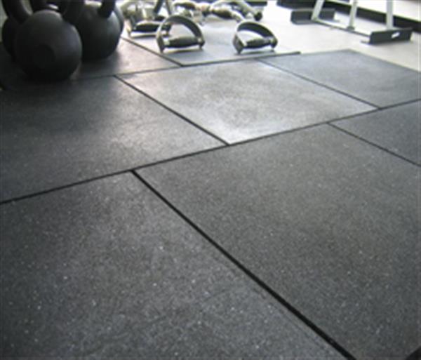 Grote foto nrg fitness fitness vloer tegel rubberen tegel 100 x 100 cm en 20 mm sport en fitness fitness