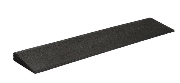 Grote foto fitness vloer oploopprofiel 100 x 13 x 2 cm rubber sport en fitness fitness