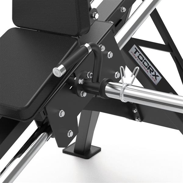 Grote foto toorx professional lpx 5000 commercial hack squat calf raise sport en fitness fitness