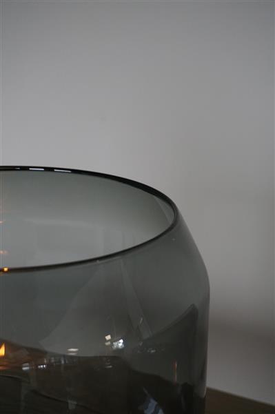 Grote foto windlicht hurricane large grey 35 x h43 cm huis en inrichting woningdecoratie