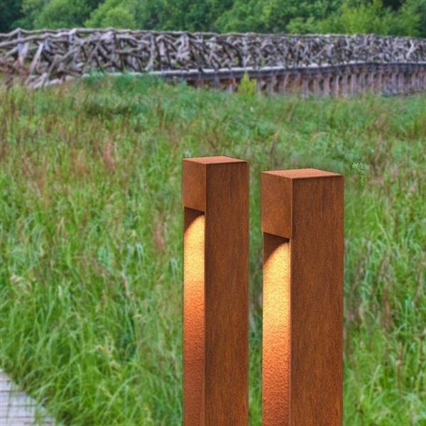 Grote foto cortenstalen tuinlampen huis en inrichting buitenverlichting