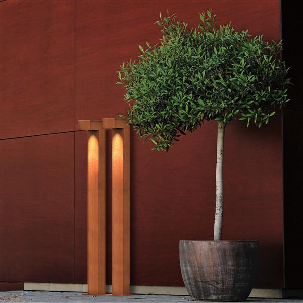 Grote foto cortenstalen tuinlampen huis en inrichting buitenverlichting