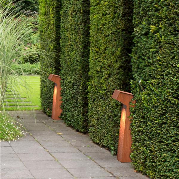 Grote foto cortenstalen tuinlampen huis en inrichting buitenverlichting