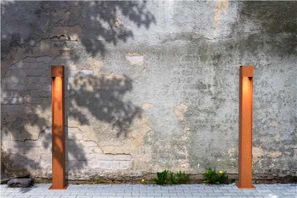 Grote foto cortenstalen tuinlampen huis en inrichting buitenverlichting