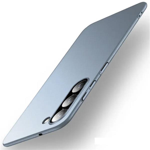 Grote foto ultra dun hoesje voor samsung galaxy s24 ultra hard plastic case cover lichtblauw telecommunicatie mobieltjes
