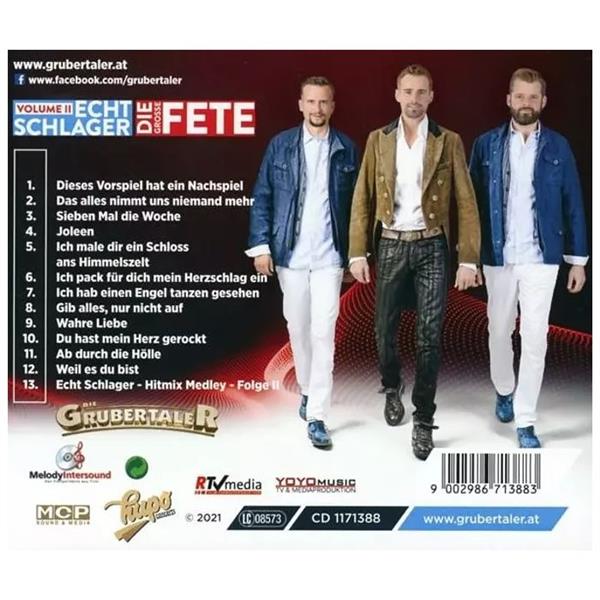 Grote foto grubertaler die grubertaler echt schlager die gro e muziek en instrumenten cds minidisks cassettes