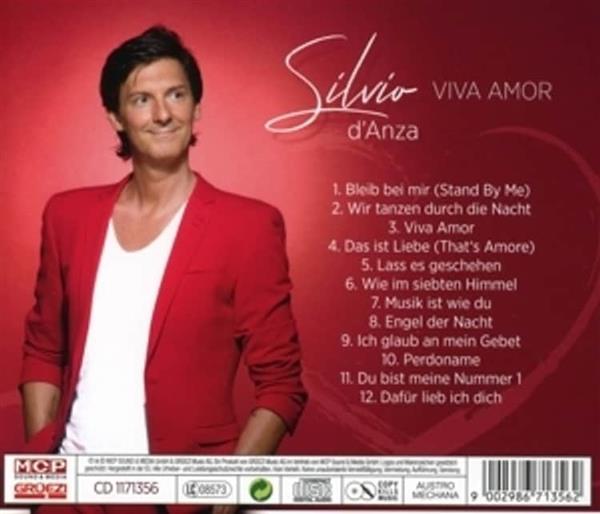 Grote foto mcp silvio d anza viva amor cd 1171356 muziek en instrumenten cds minidisks cassettes