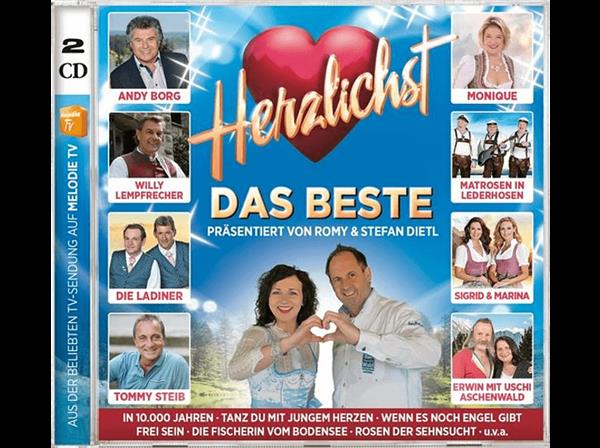 Grote foto mcp various herzlichst das beste pr sentiert von romy muziek en instrumenten cds minidisks cassettes