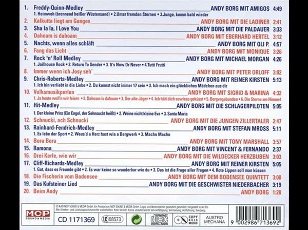 Grote foto mcp andy borg schlager spa mit die zweite meine muziek en instrumenten cds minidisks cassettes