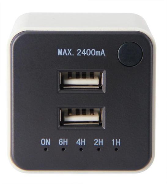 Grote foto shi usb lader met timer 2xusb save battery life doe het zelf en verbouw lasapparaten