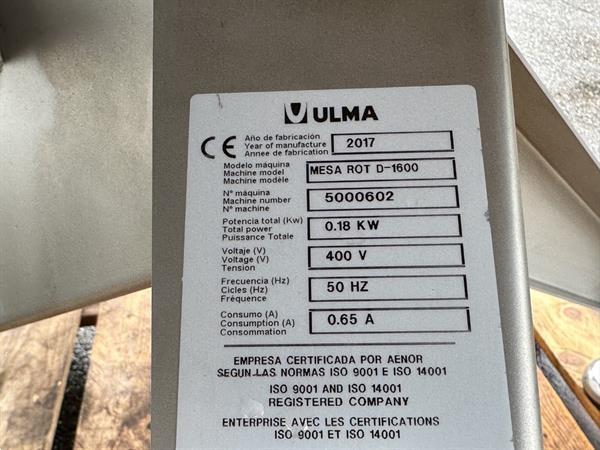Grote foto ulma mesa rot d1600 draaitafel rvs 160 cm agrarisch tuinbouw