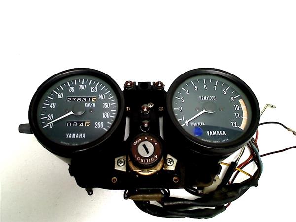 Grote foto yamaha xs 250 1977 1981 f164 dashboard 1u5 motoren overige accessoires