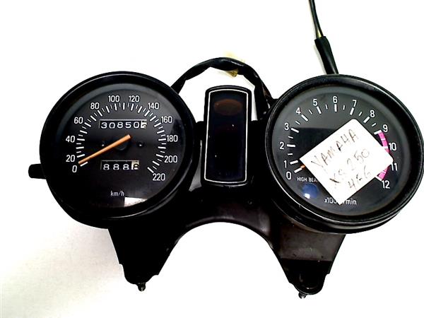 Grote foto yamaha xs 250 se 1980 1982 f164 dashboard 4g6 motoren overige accessoires