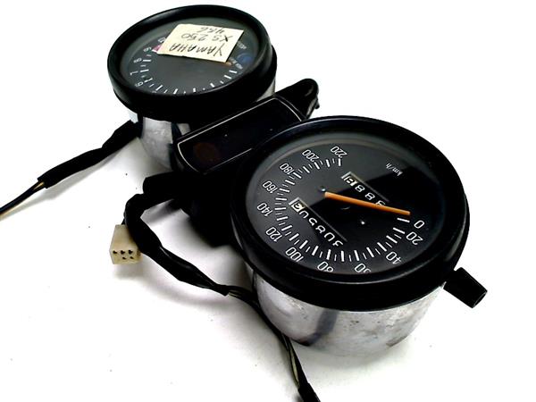 Grote foto yamaha xs 250 se 1980 1982 f164 dashboard 4g6 motoren overige accessoires