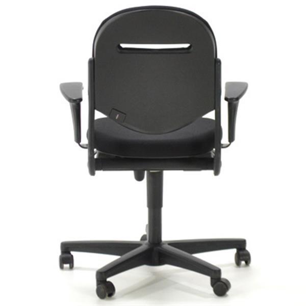 Grote foto 220 bureaustoel zwart schuifzitting kantelbare rugleuning huis en inrichting stoelen