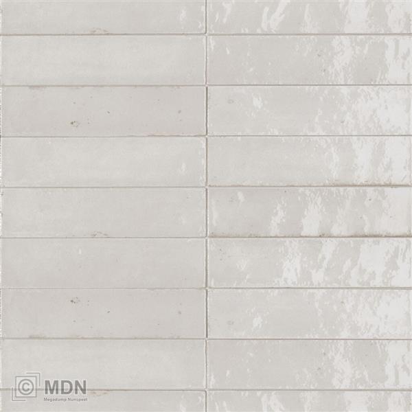 Grote foto ragno look bianco handvorm tegels 6x24 cm langwerpig 0 52m doe het zelf en verbouw tegels