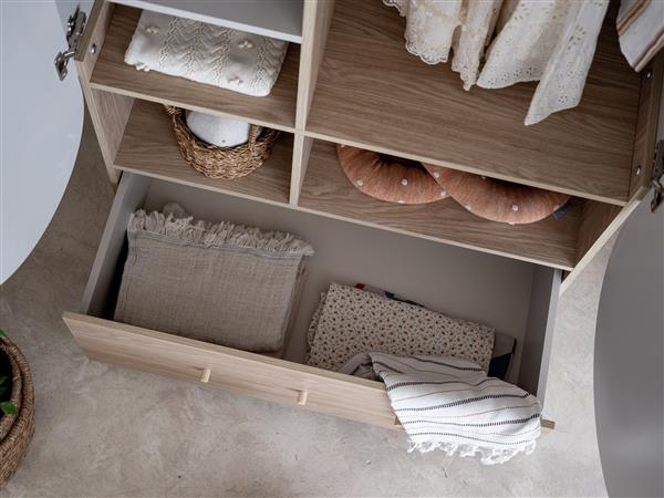 Grote foto kledingkast bloom cashmere cashmere 177x100cm kinderen en baby complete kinderkamers