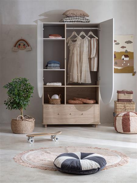 Grote foto kledingkast bloom cashmere cashmere 177x100cm kinderen en baby complete kinderkamers