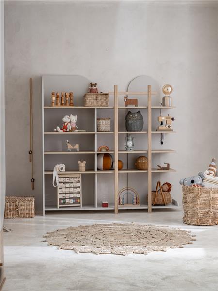 Grote foto speelgoedkast boekenkast bloom cashmere cashmere kinderen en baby complete kinderkamers