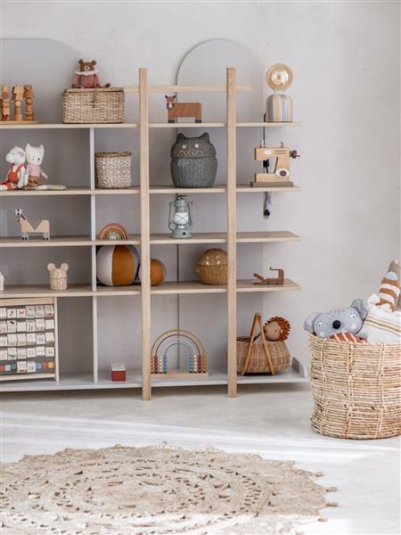 Grote foto speelgoedkast boekenkast bloom cashmere cashmere kinderen en baby complete kinderkamers