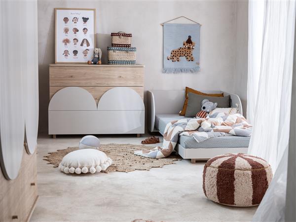 Grote foto commode bloom cashmere cashmere kinderen en baby complete kinderkamers