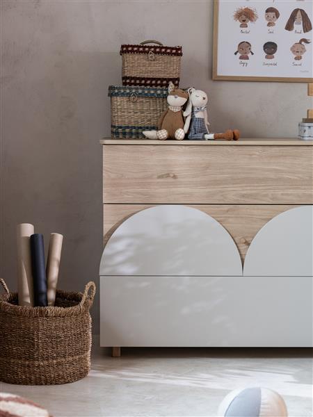 Grote foto commode bloom cashmere cashmere kinderen en baby complete kinderkamers