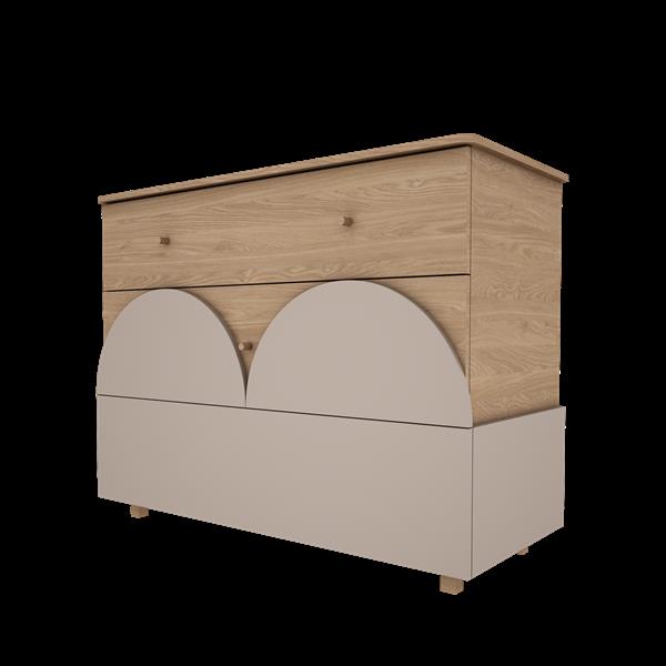 Grote foto commode bloom cashmere cashmere kinderen en baby complete kinderkamers