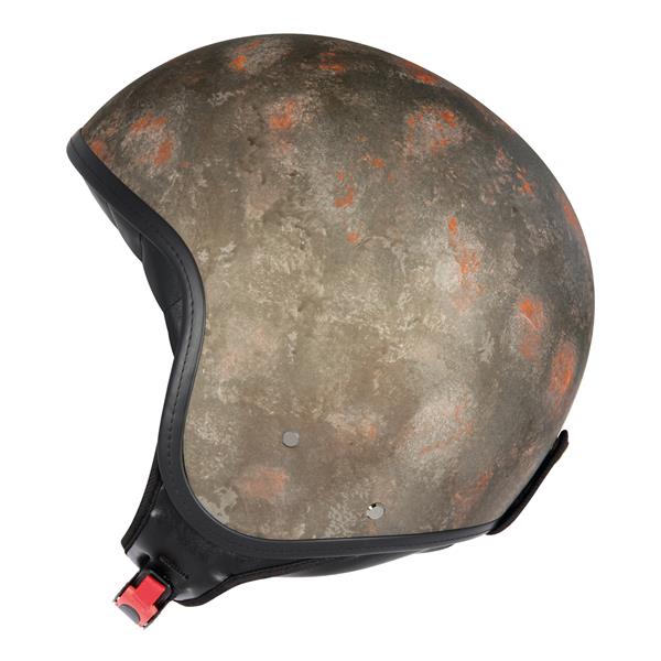 Grote foto irie hunter c vintage jethelm rusty motoren kleding