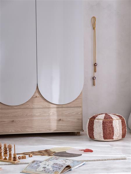 Grote foto xxl kledingkast bloom cashmere cashmere 200x120 cm kinderen en baby complete kinderkamers