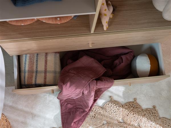 Grote foto xxl kledingkast bloom cashmere cashmere 200x120 cm kinderen en baby complete kinderkamers