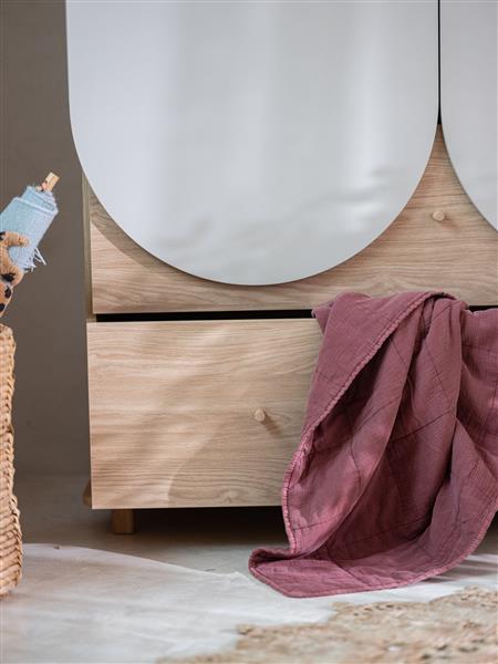 Grote foto xxl kledingkast bloom cashmere cashmere 200x120 cm kinderen en baby complete kinderkamers