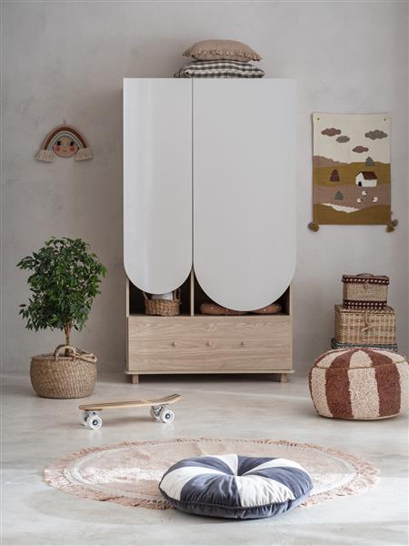 Grote foto kledingkast bloom cashmere cashmere 177x100cm kinderen en baby complete kinderkamers