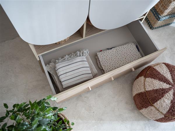 Grote foto kledingkast bloom cashmere cashmere 177x100cm kinderen en baby complete kinderkamers