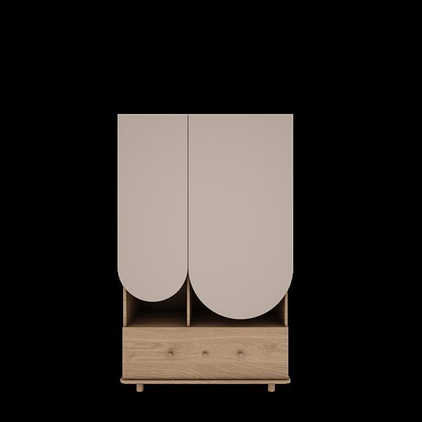 Grote foto kledingkast bloom cashmere cashmere 177x100cm kinderen en baby complete kinderkamers