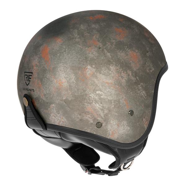 Grote foto irie hunter c vintage jethelm rusty motoren kleding