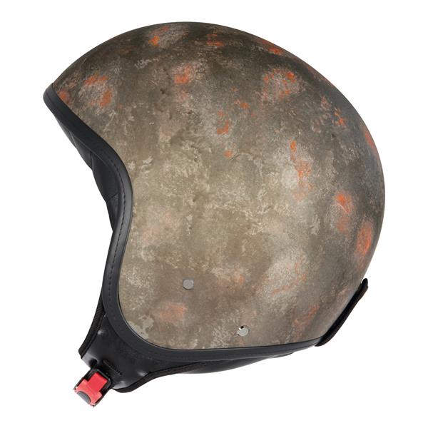 Grote foto irie hunter c vintage jethelm rusty motoren kleding