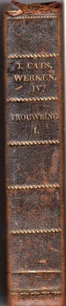 Grote foto jacob cats 4e deel trouwring mr. r. feith 1792 antiek en kunst boeken en bijbels