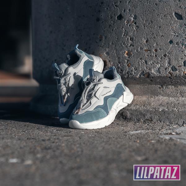 Grote foto futurez blue maat 22 28 kindersneakers maat 23 kinderen en baby schoenen voor meisjes
