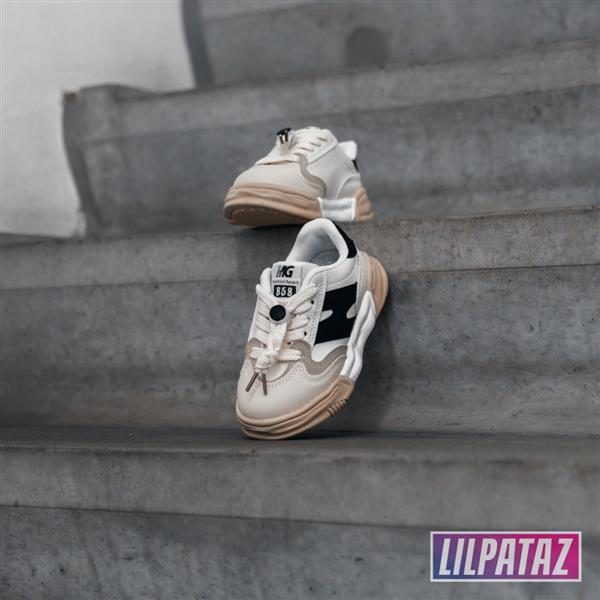 Grote foto performerz off white black maat 21 30 kindersneakers maat 22 kinderen en baby schoenen voor meisjes