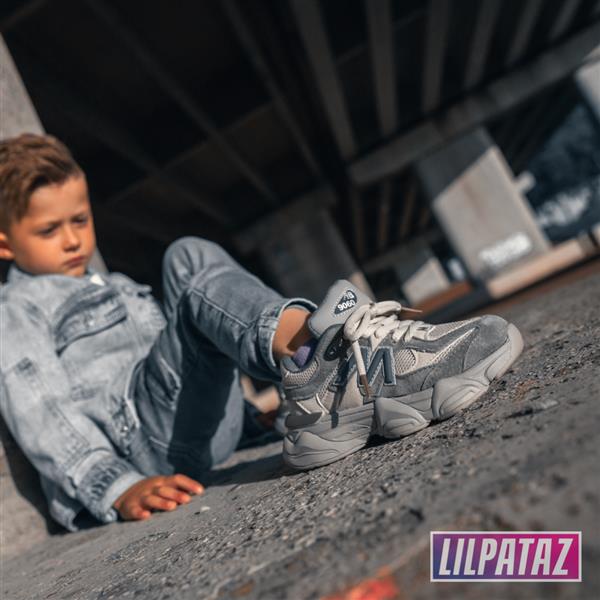 Grote foto styloz grey maat 22 40 kindersneakers maat 33 kinderen en baby schoenen voor meisjes