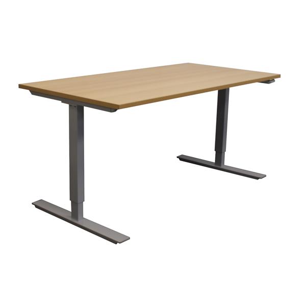 Grote foto zit sta slingerbureau zilvergrijs beuken b120 x d80 huis en inrichting stoelen