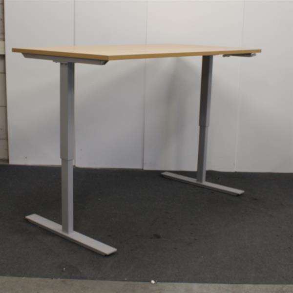 Grote foto zit sta slingerbureau zilvergrijs beuken b120 x d80 huis en inrichting stoelen