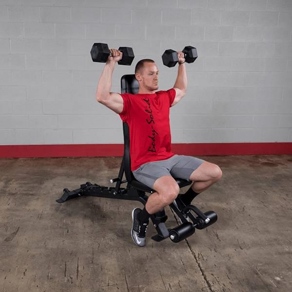 Grote foto proclubline sfid425 adjustable bench full commercial sport en fitness fitness