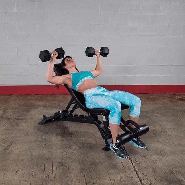 Grote foto proclubline sfid425 adjustable bench full commercial sport en fitness fitness